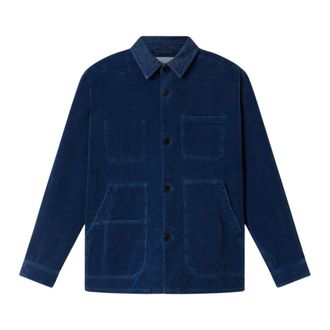 Isabel Marant Arzur Jacket - Heren - Overhemden - Blauw - Maat: M Katoen
