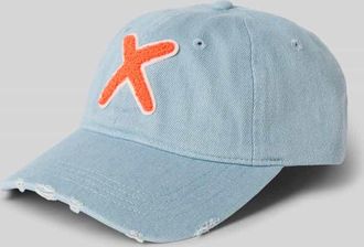 Unio Hamburg Base Cap mit Allover-Logo-Print Modell Kobe in Jeansblau, Gr&ouml;&szlig;e 1