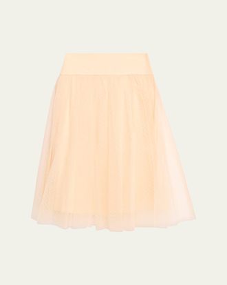 Zimmermann Tulle Dot Midi Skirt