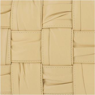 Bottega Veneta Womens Brick Cassette Bag Beige Lambskin Shoulder