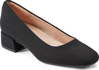 Easy Spirit Jain Pump in Black/Black at Nordstrom, Size 7.5