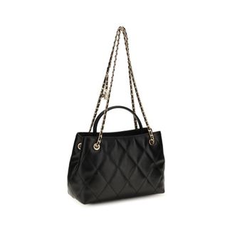Tory Burch Fleming Calfskin Leather Shoulder Bag - Black