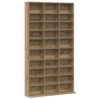 Berkfield Home CD Cabinet in Artisan Oak - 101x23x177.5 cm Made from Engineered Wood in Beige