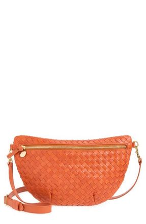 Clare Vivier Medium Grande Woven Leather Belt Bag in Saltillo at Nordstrom
