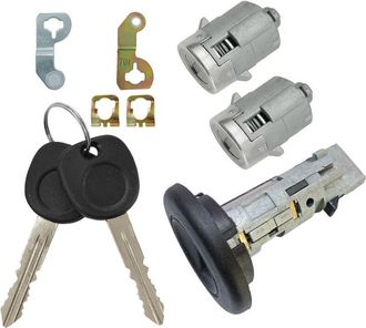 OEM Compatible Con Buick, Chevrolet Y Cadillac. Cerradura De Encendido Y Cerraduras De Puertas Izquierda Y Derecha. N&uacute;meros De Pieza: 706797 Y 706592