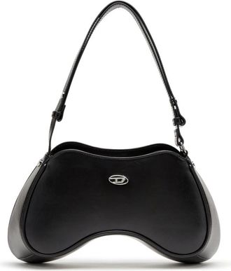 Diesel Play Shoulder Bag - Dames - Schoudertassen - Zwart - ONE Size - Leer - Tassen