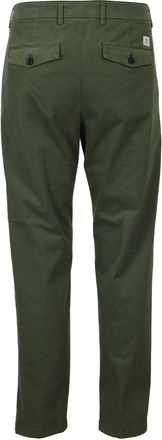 Department Five Military Green Chinos with Front Pleats