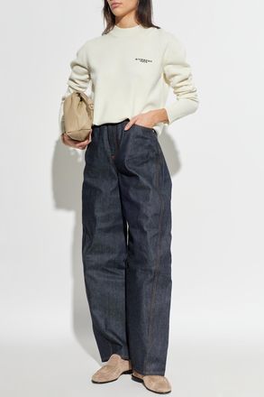 Givenchy High-waisted Jeans, Womens, Navy Blue