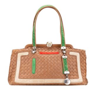 Bottega Veneta Leer Handtas met Handvat