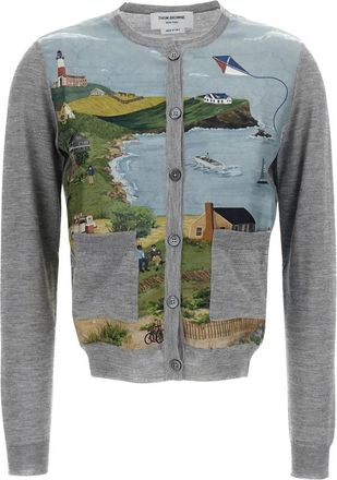 Thom Browne Donna, Maglie, Grigio, L, new
