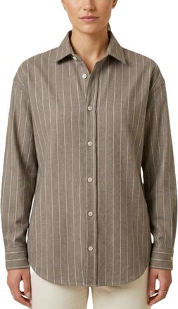 MC2 Saint Barth Vertical Pinstripe Long Sleeve Shirt