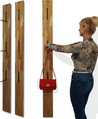 OEM Percha De Madera Slim De Roble