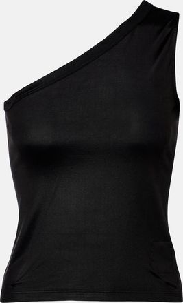 Rick Owens Ziggy one-shoulder jersey top