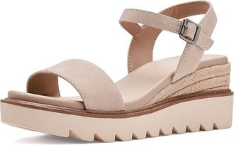 Mia Ophidia Womens Wedge Shoes Ecru : 9.5 M, Suede