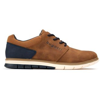 Bugatti Mens Comfort Casual Shoes - Tan - Size UK 7.5