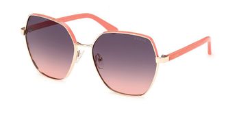 Guess GU00108 74B Womens Sunglasses Gold Size 60