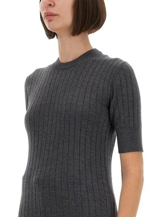Bottega Veneta Wool Jersey Sweater - Gray