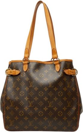 Louis Vuitton Brown Monogram Pvc Shoulder Bag Tote Bag (Pre-Owned)