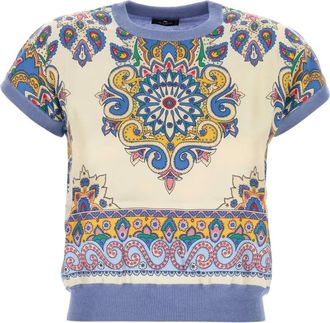 Etro Top con stampa paisley - Blu