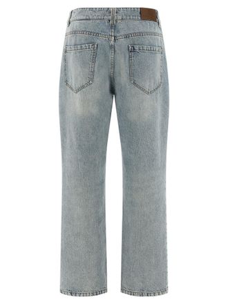 Brunello Cucinelli Womens Blue Cotton Straight-Leg Jeans Clothing