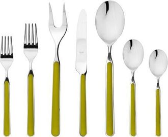 Mepra Fantasia Flatware Set - 32 Pieces in Olive-Green at Nordstrom