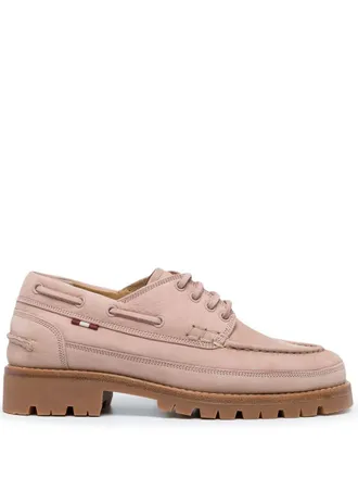 Bally Leren mocassins - Roze