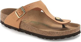 Birkenstock Womens Gizeh Sandal In Earthly Pecan