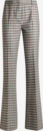 Etro Ausgestellte Wollhose mit Vichykaros