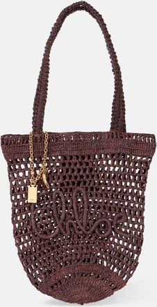 Chlo&eacute; Chlo&eacute; Borsa Summer Banana Small in rafia