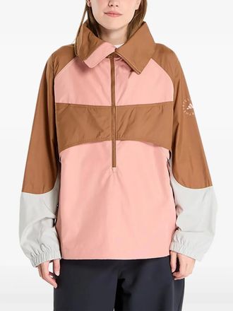 adidas by Stella McCartney Jack met halve rits en lange mouwen - Roze