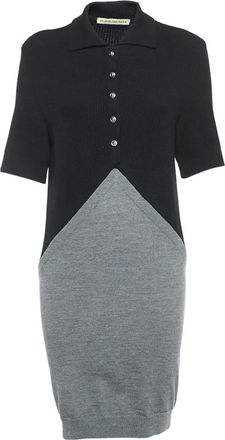 Balenciaga colour-block polo dress - Black