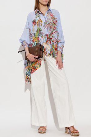 Etro Wide-leg Jeans, Womens, White