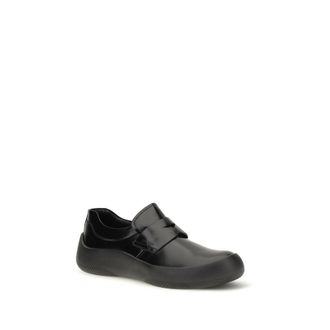 Prada Calf Leather Slip-On Loafer - Black