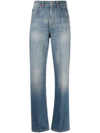 Victoria Beckham high waist slim-fit jeans - women - Cotton/Cotton/Polyester - 28 - Blue
