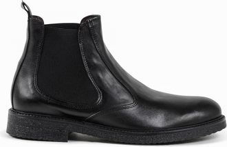 19V69 19V69 Mens Ankle Boot Black 043 G VITELLO NERO Leather - Size UK 7