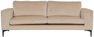 VE DESIGN 3-Sitzer Design Samtsofa Bolero Beige