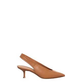 Lella Baldi D&eacute;collet&eacute; Slingback - - Shoes - Donna - Marrone - 36 EU
