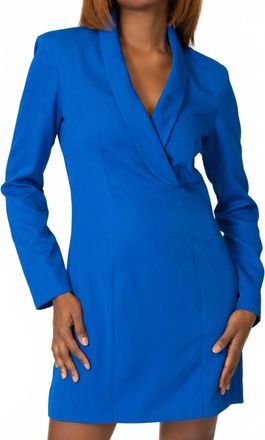 Area Stars Linda Blazer Dress In Blue