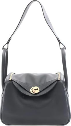 Herm&egrave;s Borsa a spalla 26 Lindy con zip - Grigio