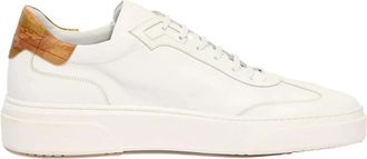 Alviero Martini 1A Classe Vintage Effect Sneakers Made in Italy - Heren - Sneakers - Wit - 45 EU - Schoenen