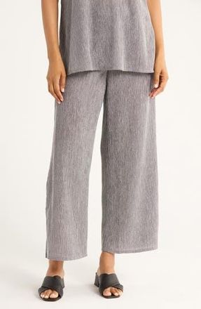 Eileen Fisher Ankle Wide Leg Pants in Nimbus at Nordstrom Rack, Size Large