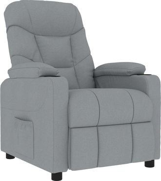 vidaXL Vidaxl - Sill&oacute;n De Masaje Tela Gris Claro