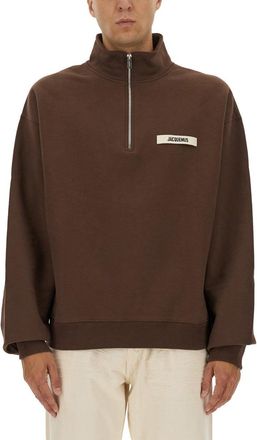 Jacquemus Grosgrain Sweatshirt With Turtleneck-Uomo