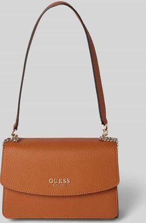 Guess Handtasche mit Label-Applikation Modell CALISTA in Cognac, Größe 1