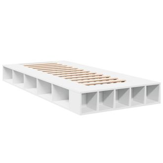 Berkfield Home Durable Bed Frame without Mattress White 100x200 cm