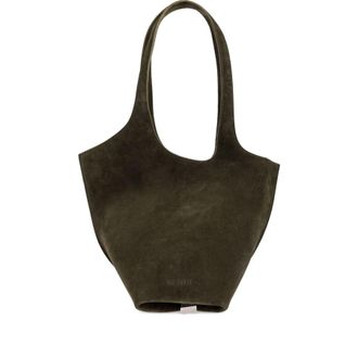 The Attico La Scoop Medium Leather Shoulder Bag