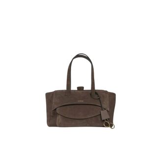 Hidesins Basset Suede Chocolat - female - Hidesins - Shoulder Bags - Brown - ONE SIZE - Bags