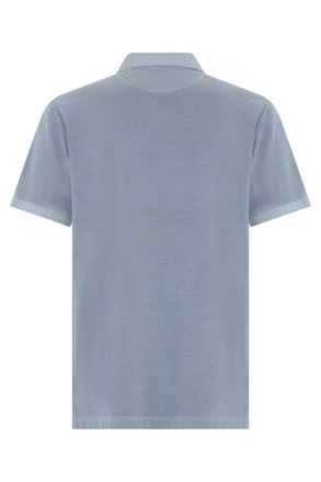 GANT Mens Polo Shirt Turquoise Cotton T-shirts And Polos