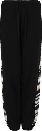 M Missoni Chevron Patterned Trim Joggers