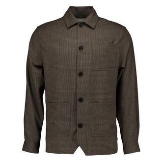 The Goodpeople Javi Overshirt - Heren - Zomerjassen - Bruin - L - Jassen